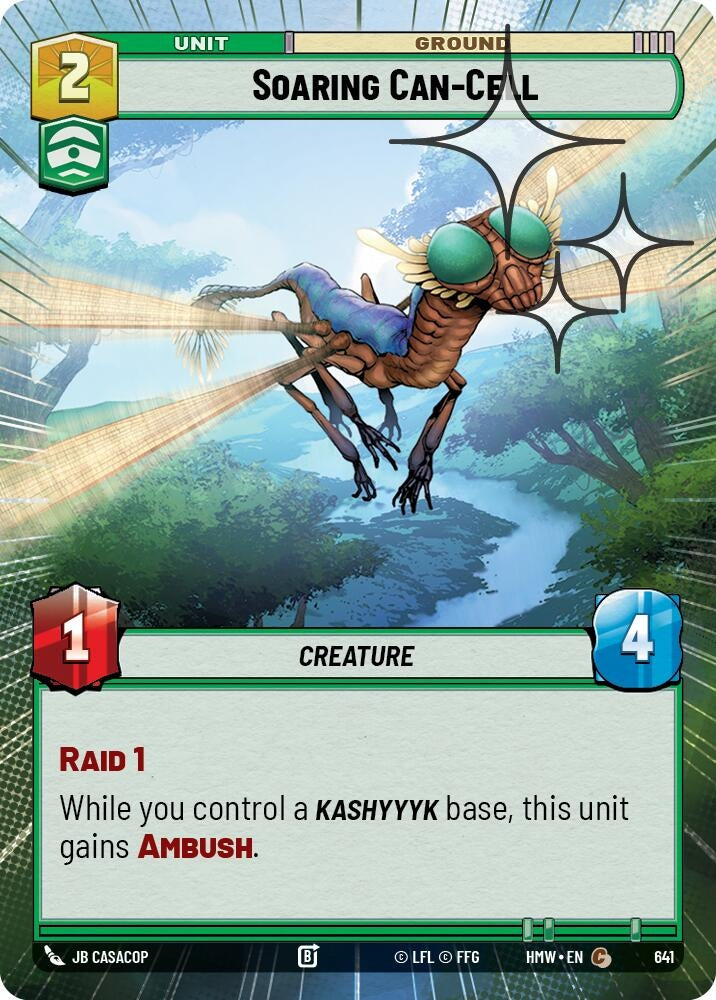 Image for Soaring Can-Cell (Hyperspace Foil) (641) (Homeworlds) (HMW) - Star Wars: Unlimited