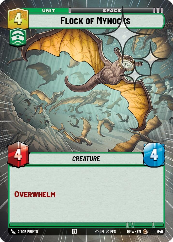 Image for Flock of Mynocks (Hyperspace Foil) (649) (Homeworlds) (HMW) - Star Wars: Unlimited