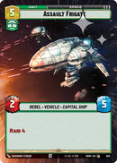 Image for Assault Frigate (Hyperspace Foil) (650) (Homeworlds) (HMW) - Star Wars: Unlimited