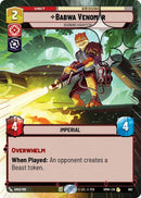 Image for Babwa Venomor - Burning Kashyyyk (Hyperspace Foil) (662) (Homeworlds) (HMW) - Star Wars: Unlimited