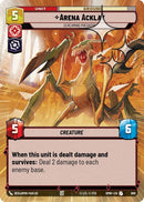 Image for Arena Acklay - Screaming Predator (Hyperspace Foil) (666) (Homeworlds) (HMW) - Star Wars: Unlimited