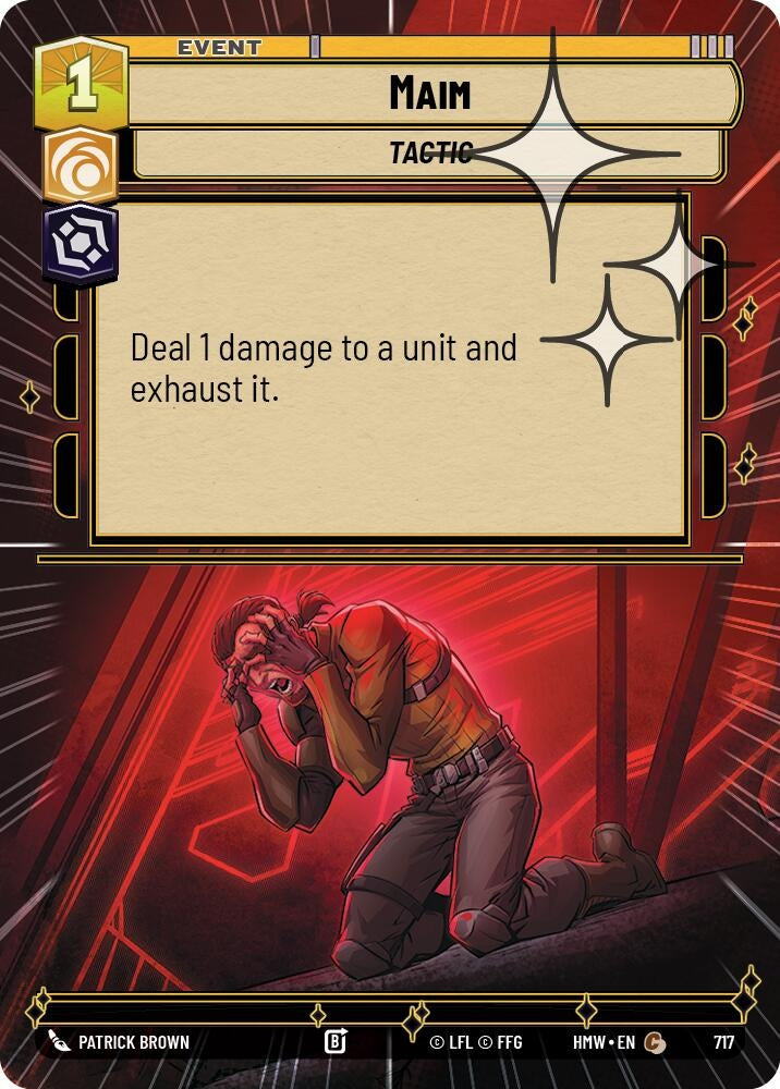 Image for Maim (Hyperspace Foil) (717) (Homeworlds) (HMW) - Star Wars: Unlimited