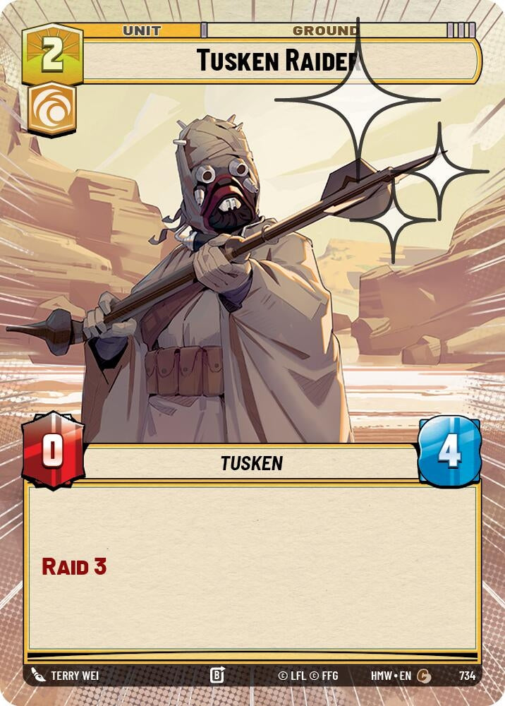 Image for Tusken Raider (Hyperspace Foil) (734) (Homeworlds) (HMW) - Star Wars: Unlimited