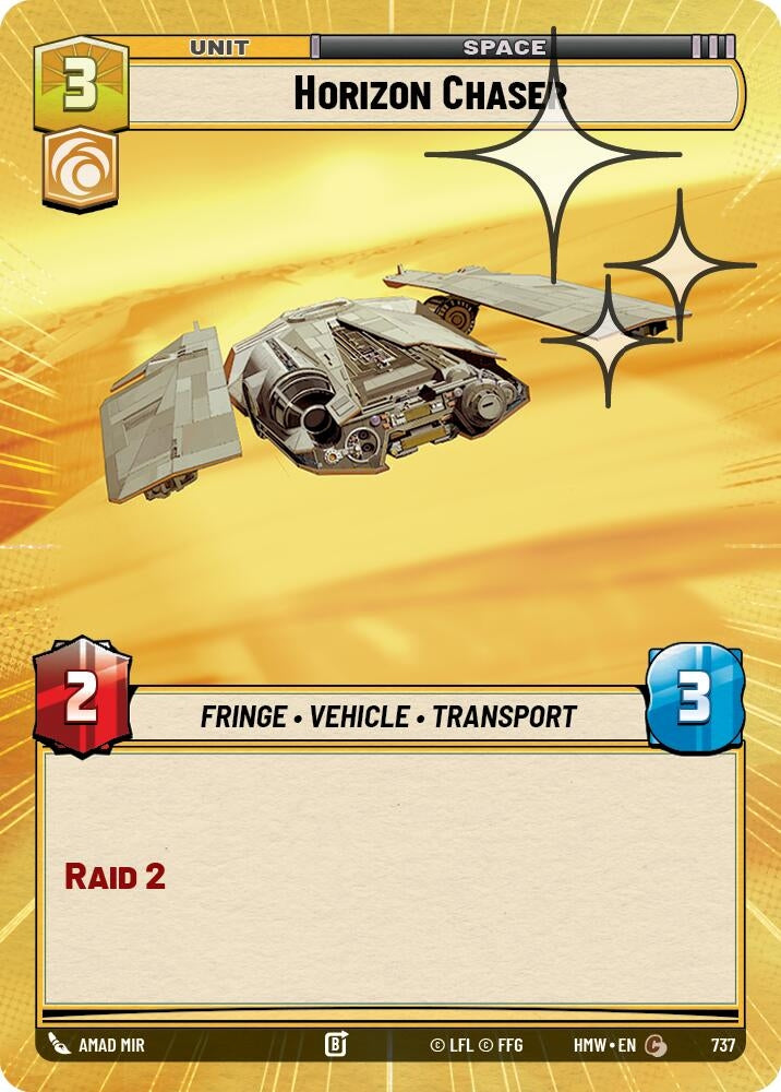 Image for Horizon Chaser (Hyperspace Foil) (737) (Homeworlds) (HMW) - Star Wars: Unlimited