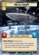 Image for Mon Cal Cruiser (Hyperspace Foil) (742) (Homeworlds) (HMW) - Star Wars: Unlimited