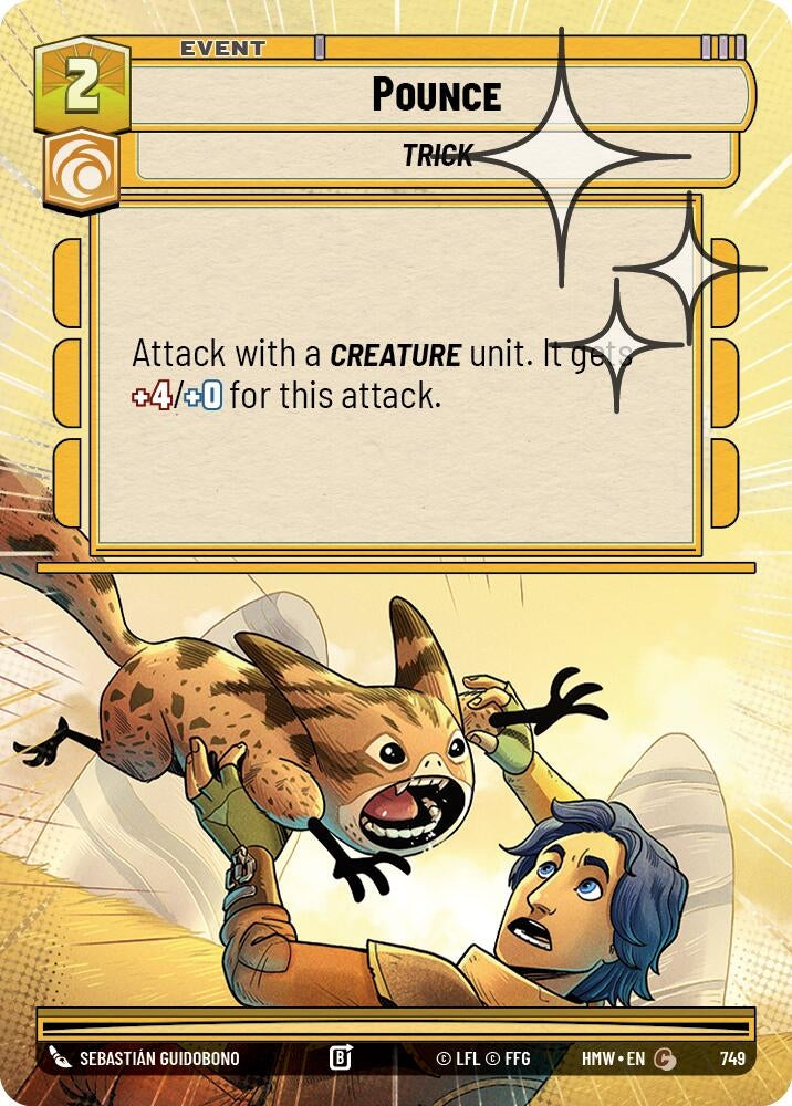 Image for Pounce (Hyperspace Foil) (749) (Homeworlds) (HMW) - Star Wars: Unlimited