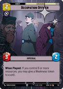 Image for Occupation Officer (Hyperspace Foil) (752) (Homeworlds) (HMW) - Star Wars: Unlimited
