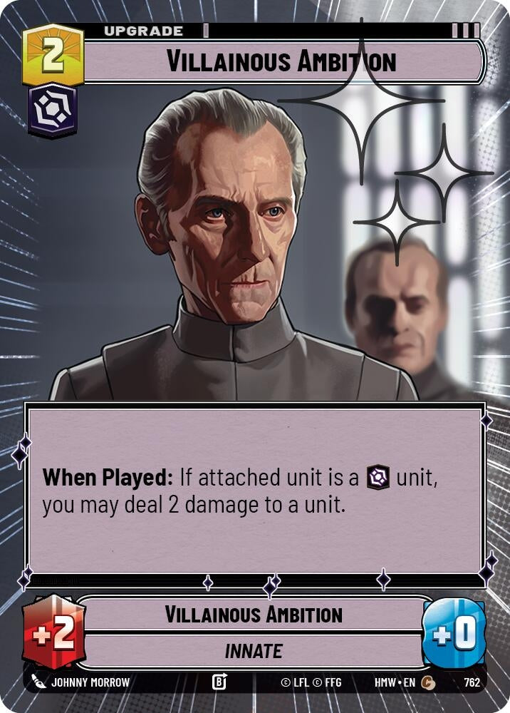 Image for Villainous Ambition (Hyperspace Foil) (762) (Homeworlds) (HMW) - Star Wars: Unlimited