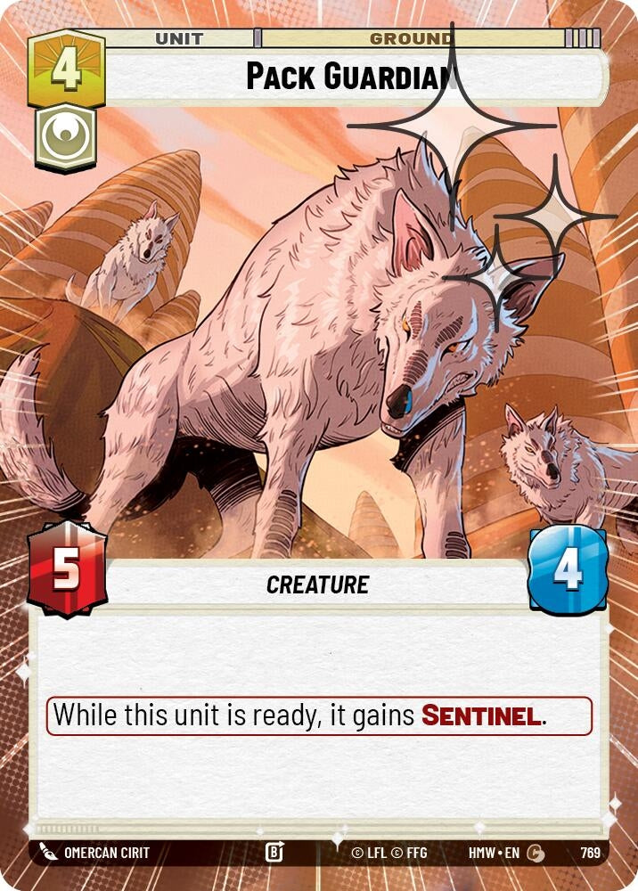 Image for Pack Guardian (Hyperspace Foil) (769) (Homeworlds) (HMW) - Star Wars: Unlimited