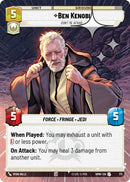 Image for Ben Kenobi - Don't Be Afraid (Hyperspace Foil) (771) (Homeworlds) (HMW) - Star Wars: Unlimited