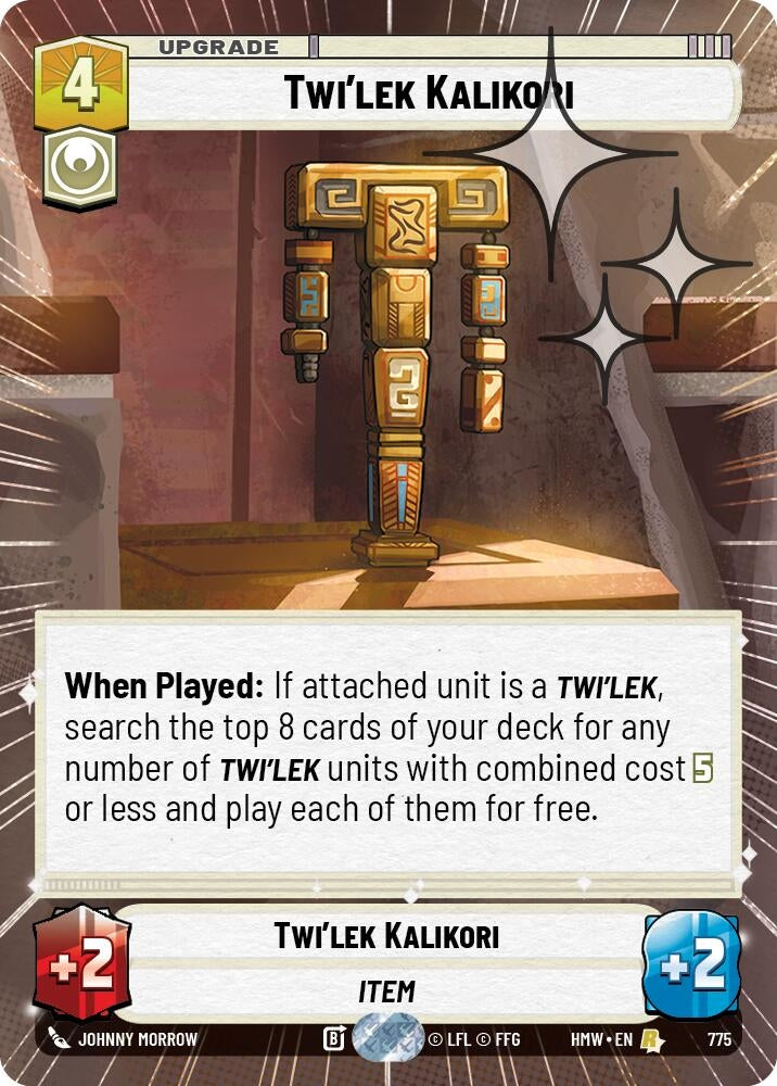 Image for Twi'lek Kalikori (Hyperspace Foil) (775) (Homeworlds) (HMW) - Star Wars: Unlimited