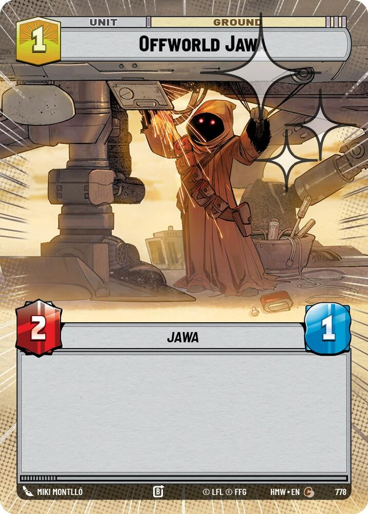 Image for Offworld Jawa (Hyperspace Foil) (778) (Homeworlds) (HMW) - Star Wars: Unlimited