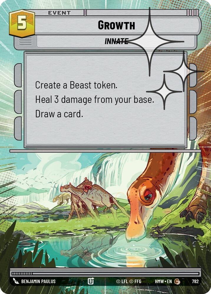 Image for Growth (Hyperspace Foil) (782) (Homeworlds) (HMW) - Star Wars: Unlimited