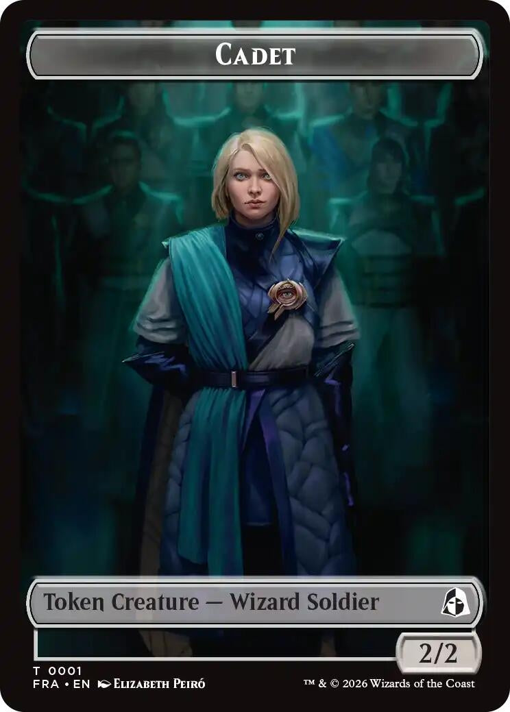 Image for Cadet // Jace Double-Sided Token (Reality Fracture) (FRA) - Magic: The Gathering