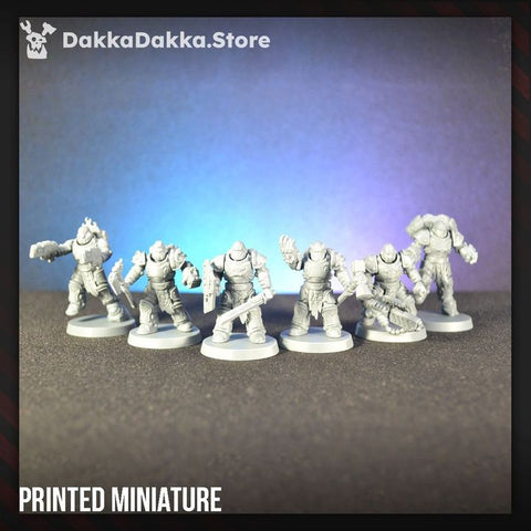 Ignisaurus Clan Warriors Build Kit - Prime Armored Battleline Squad of Space Knights by DakkaDakka - image 1