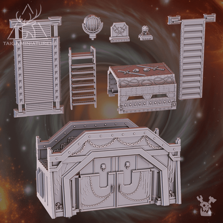 Bridge and Props Terrain (Fortress of Vengeance) by DakkaDakka - image 1