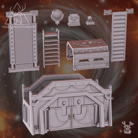 Bridge and Props Terrain (Fortress of Vengeance) by DakkaDakka - image 1