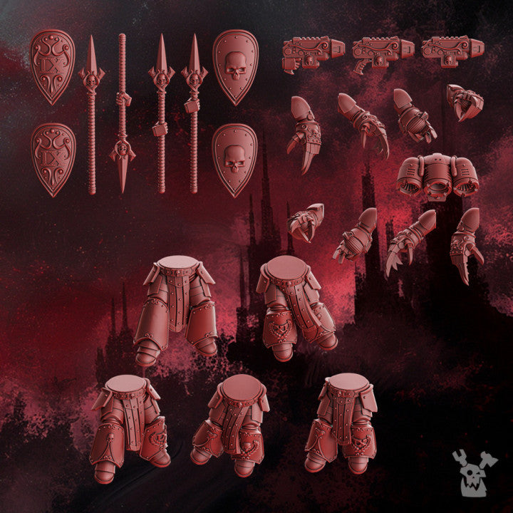 Crimson Wings Honour Squad & Storm Squad with Jump Packs (Build Kit & easy-to-build models) by DakkaDakka - image 1