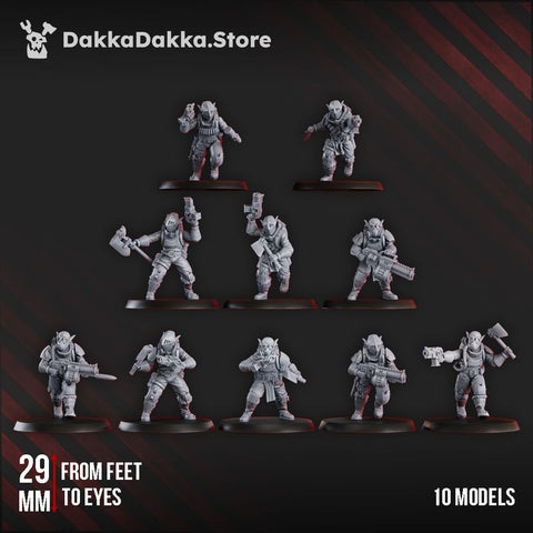 Gorggrot Tactic Squad (x10) by DakkaDakka - image 1