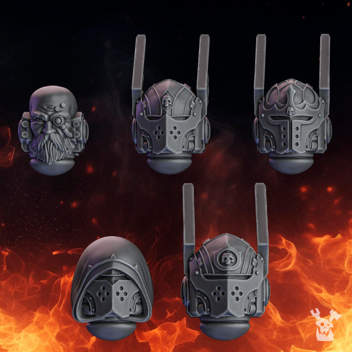 Pactum Aeternum Knight Heads by DakkaDakka - image 1