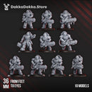 Ignisaurus Clan Team Pulsarum (x10) - Prime Armored Fire Squad of Space Knights by DakkaDakka - image 3