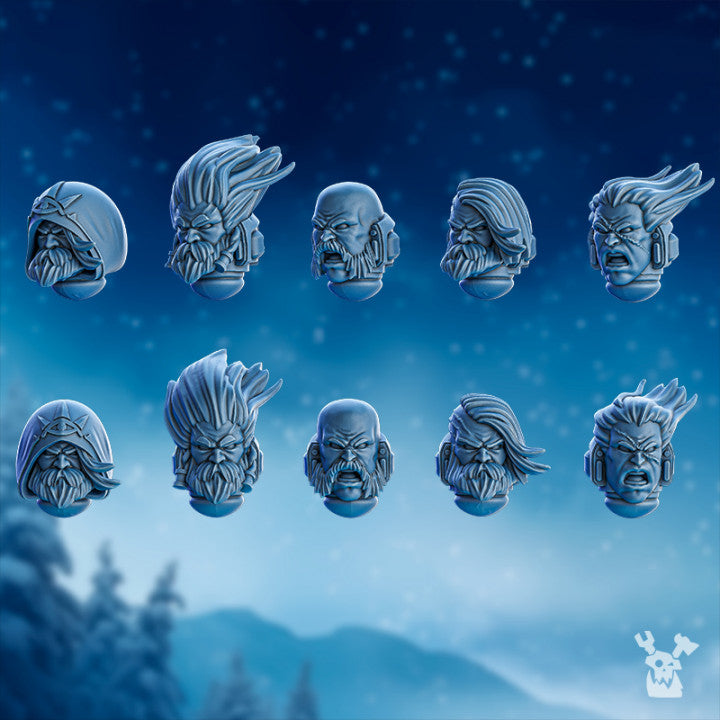Stormbringers Commander Heads Set by DakkaDakka - image 2