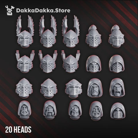 Black Gryphons Assembly Kit Heads by DakkaDakka - image 1