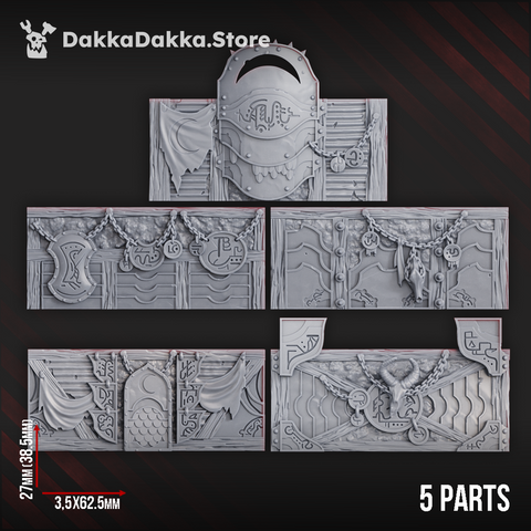 NexusBlock Iron Trench Walls (vol. 1) by DakkaDakka - image 1