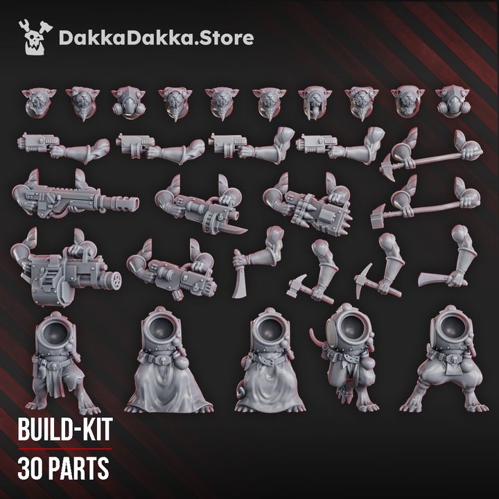 Swarm of Miner Rats Build Kit by DakkaDakka - image 3