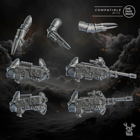 Order of Repentance Weapons Set (OnePageRules) by DakkaDakka - image 1