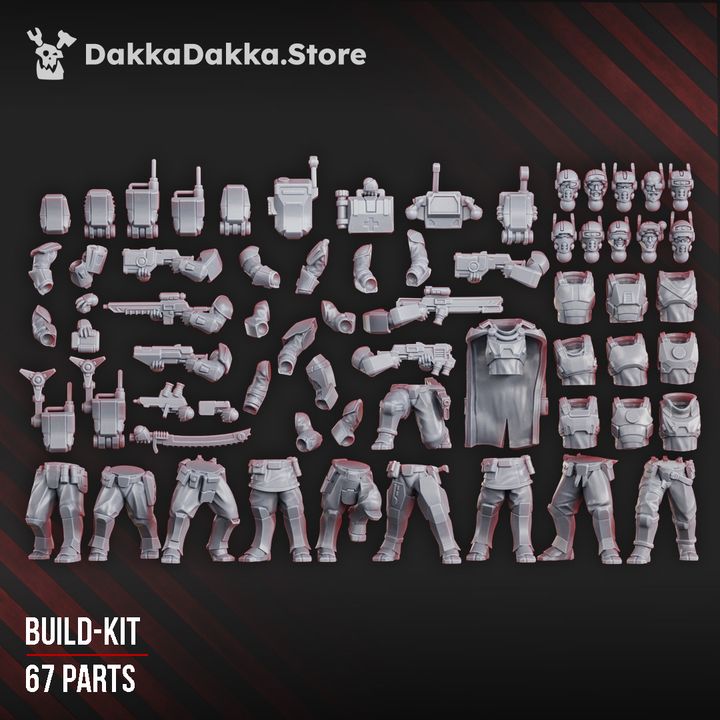 MSC Circumsolar Infantry Squad Build Kit by DakkaDakka - image 1
