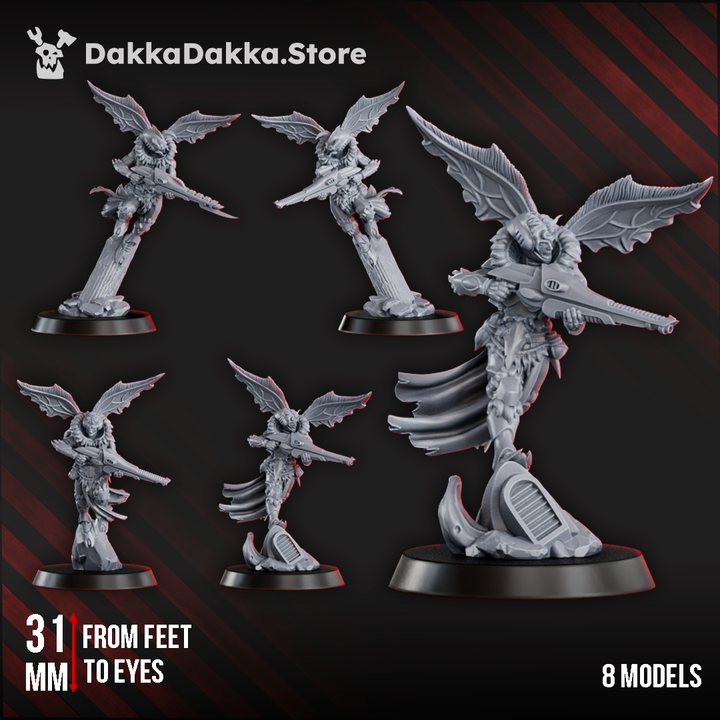 Spacelair Airborne Anchorites Squad (x8) by DakkaDakka - image 1