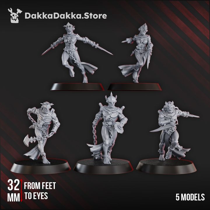 Chained Bloodbearers Squad (x5) by DakkaDakka - image 1