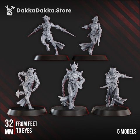 Chained Bloodbearers Squad (x5) by DakkaDakka - image 1
