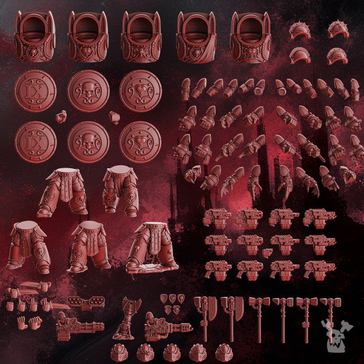 Crimson Wings Destroyers Squad (Build Kit & easy-to-build models) by DakkaDakka - image 3