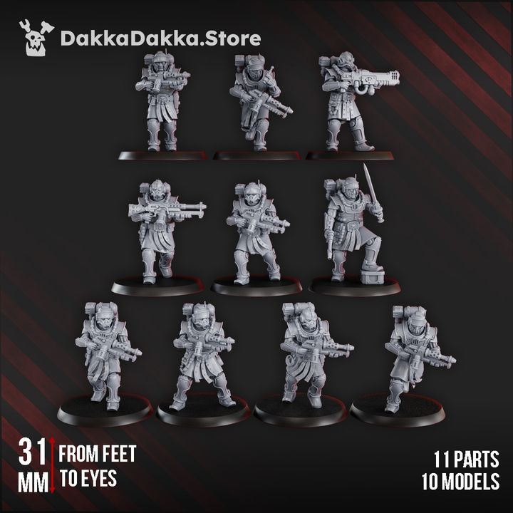 Satellitum Mechguards Squad (x10) by DakkaDakka - image 3