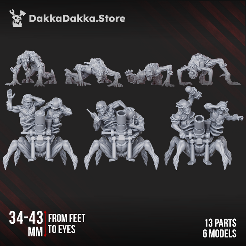 Shroomspawn Weapons Crew Squad (x6) by DakkaDakka - image 3