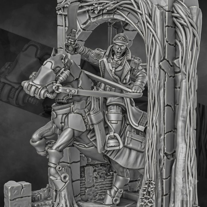 Steamguard Cavalry Lord Commissar by DakkaDakka - image 3