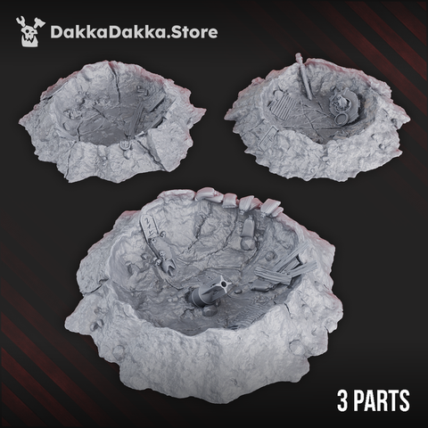 NexusBlock Craters Set x3 (vol. 1) by DakkaDakka - image 1