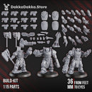 Ignisaurus Clan Destroyers Build Kit - Armored Heavy Infantry Squad of Space Knights by DakkaDakka - image 3