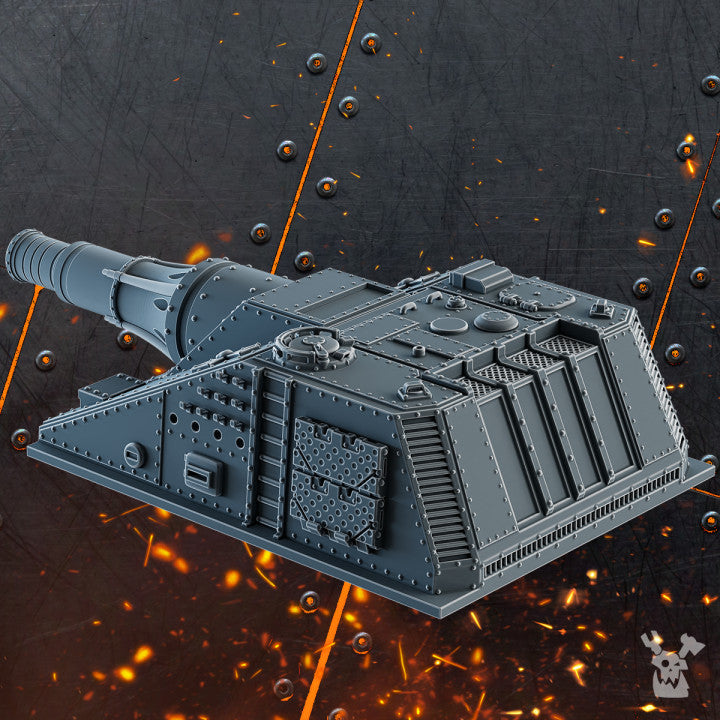 Kolossale Kampfpanzer - 1 hull, 3 turrets, 8 guns by DakkaDakka - image 2