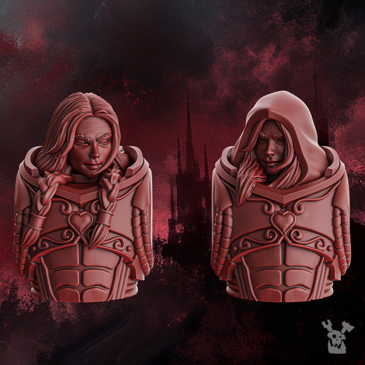 Crimson Wings Female Heads Set by DakkaDakka - image 2