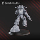 White Megalodon Clan Storm Warrior with Jetpack - Prime Armored Assault Soldier of Space Knights by DakkaDakka - image 2