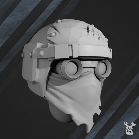 Blood Renegades Head Bits Set x10 by DakkaDakka - image 1