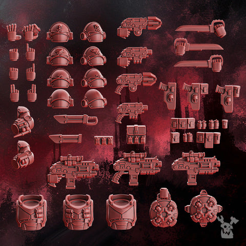 Crimson Wings Recon Squad (Build Kit & easy-to-build models) by DakkaDakka - image 1