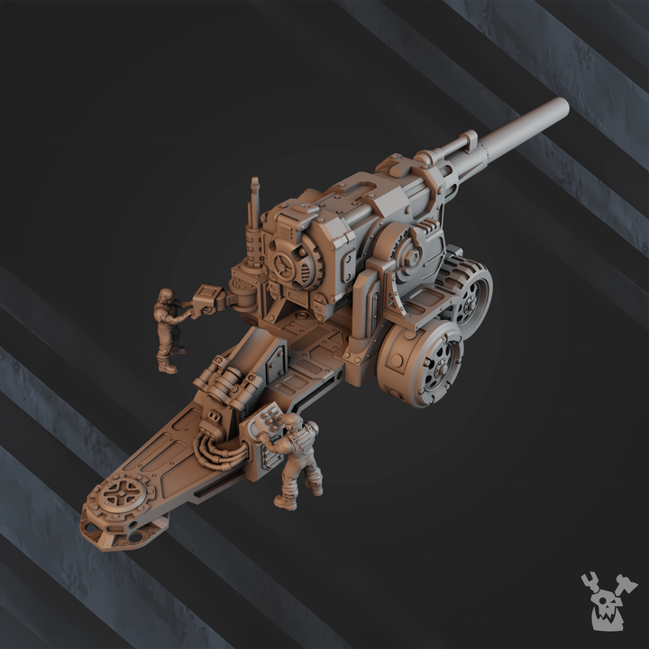 Heavy Artillery Mount with Earthquaker Cannon & Gorgon Siege Gun by DakkaDakka - image 3