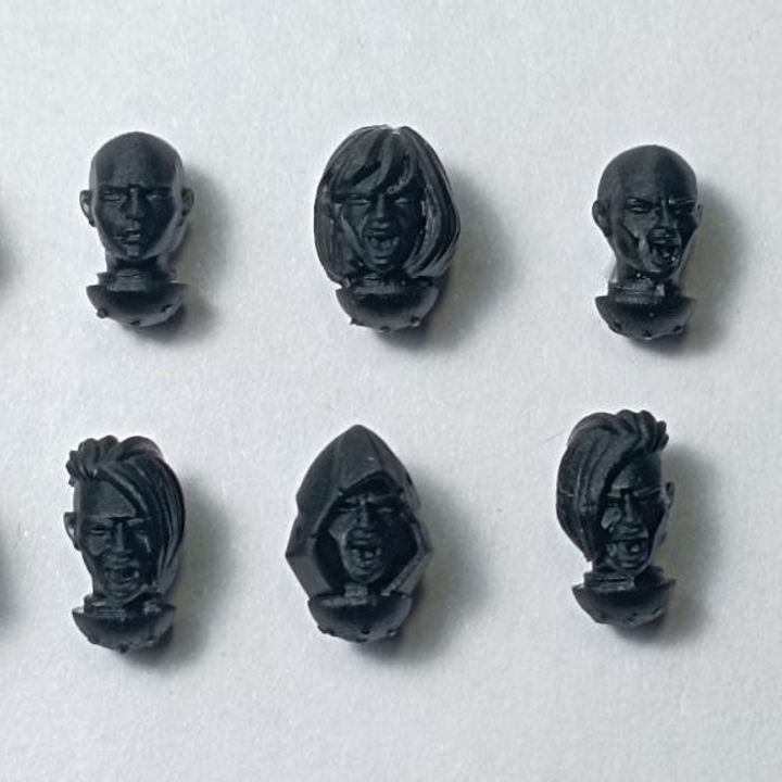 Unholy Space Coven Base Heads Set x10 by DakkaDakka - image 2