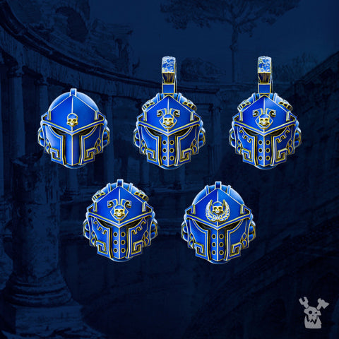 Princeps Cohorte Heads Set #3 x5 - Space Bits of Legio Prima Victrix by DakkaDakka - image 1