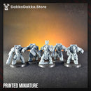 Ignisaurus Clan Destroyers Squad (x5) - Armored Heavy Infantry Unit of Space Knights by DakkaDakka - image 1