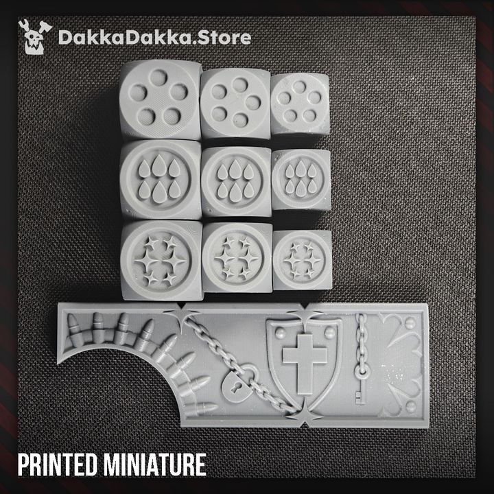 Torquemada's Gauge, Dice & Markers by DakkaDakka - image 1